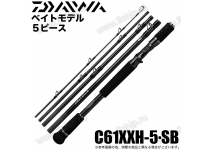 Daiwa 21 Black Label Travel C61XXH-5・SB