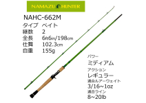 Abu Garcia NAMAZU HUNTER NAHC-662M