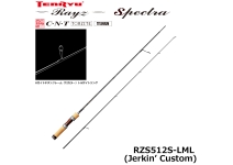 Tenryu 25 Rayz Spectra RZS512S-LML Jerkin’ Custom