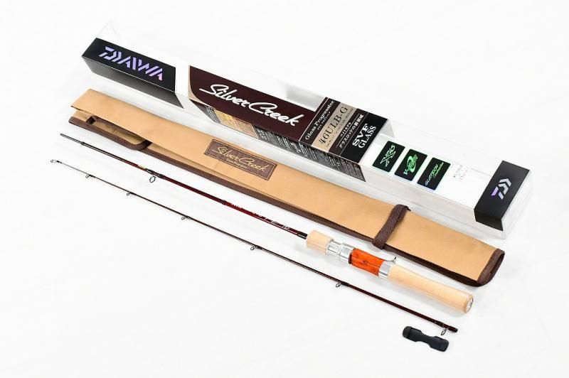 ダイワ　Silver CreekGlass Progressive Daiwa 25 Silver Creek GLASS Progressive 61L-G Spinning Rod